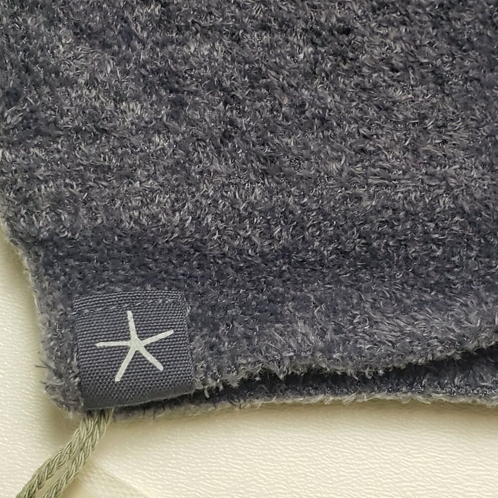 Barefoot Dreams CozyChic Lite Confetti Beanie Scarf Set OS Deep Sea Blue Indigo - Picture 6 of 16